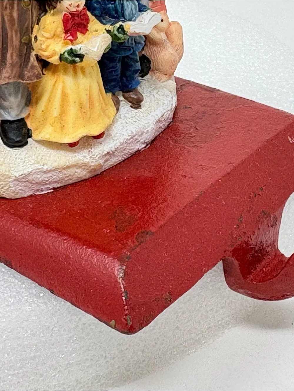 Holiday Carolers Resin Figurine - Red and Multicolor